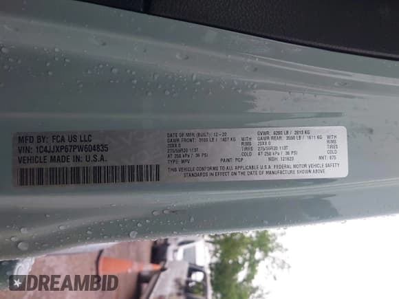 ✅ 2023 Jeep Wrangler Sahara • VIN: 1C4JJXP67PW604835 • Lot: 42431648. Listed on IAAI with 15,209 mi. Free auction sales archive from the USA and detailed vehicle history report at DreamBid. Image 9.