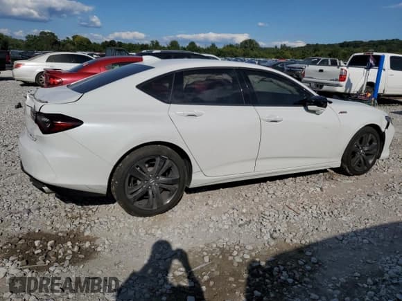 ✅ 2021 Acura TLX w/A-Spec Package • VIN: 19UUB6F53MA008533 • Lot: 71241415. Listed on Copart with 27,859 mi. Free auction sales archive from the USA and detailed vehicle history report at DreamBid. Image 3.