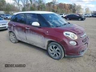 ✅ 2014 FIAT 500L Easy • VIN: ZFBCFABH7EZ016061 • Lot: 90659995. Listed on Copart with 124,358 mi. Free auction sales archive from the USA and detailed vehicle history report at DreamBid. Image 4.