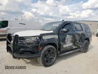 2022 Chevrolet Tahoe Commercial с VIN 1GNSCLED5NR278383, выставлен на аукционе Copart как лот 80242585 с пробегом 50 664 миль миль и Списание • Salvage title. История ставок и продаж доступна на DreamBid. Изображение 1.