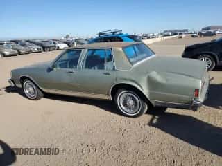 1987 Chevrolet Caprice Classic с VIN 1G1BN51HXHX104230, выставлен на аукционе Copart как лот 81985445 с пробегом 78 884 миль миль и Чистый • Clean title. История ставок и продаж доступна на DreamBid. Изображение 2.