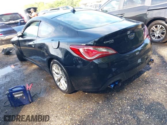 ✅ 2015 Hyundai Genesis Coupe 3.8L Base • VIN: KMHHT6KJ6FU127996 • Lot: 42682746. Listed on IAAI with 110,640 mi. Free auction sales archive from the USA and detailed vehicle history report at DreamBid. Image 3.
