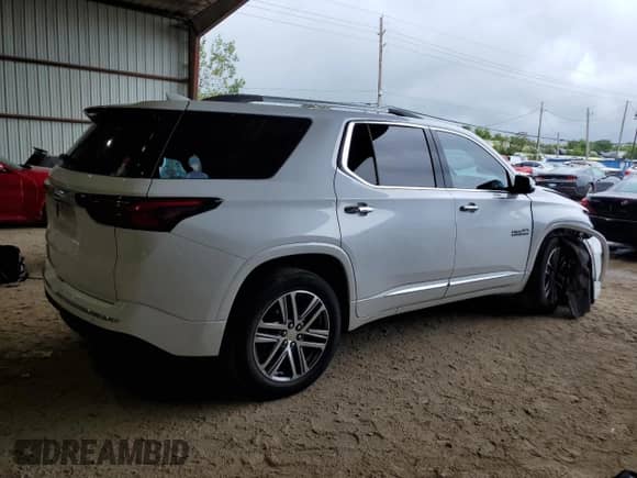 2022 Chevrolet Traverse High Country z VIN 1GNERNKW3NJ192968, wystawiony jako Copart lot #70439884 z przebiegiem 42 420 mil mil oraz Szkoda całkowita • Salvage title. Historia ofert i sprzedaży dostępna na DreamBid. Obrazek 3.