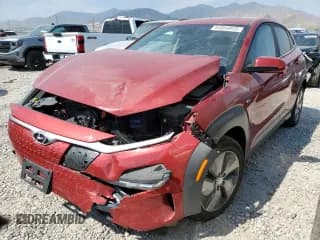 ✅ 2019 Hyundai Kona Ultimate • VIN: KM8K53AG0KU030095 • Лот: 64854915. Опубликован ранее на Copart с пробегом 61 275 миль. Бесплатный доступ к архиву аукционных продаж из США и подробный отчёт об истории автомобиля на DreamBid. Изображение 1.