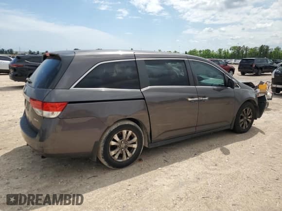 ✅ 2014 Honda Odyssey EX-L • VIN: 5FNRL5H62EB107757 • Lot: 53485395. Listed on Copart with 206,116 mi. Free auction sales archive from the USA and detailed vehicle history report at DreamBid. Image 3.