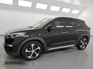 2018 Hyundai Tucson Limited z VIN KM8J33A21JU820252, wystawiony jako Copart lot #84055425 z przebiegiem 110 341 mil mil oraz Czysty tytuł • Clean title. Historia ofert i sprzedaży dostępna na DreamBid. Obrazek 1.