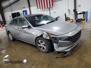 2021 Hyundai Elantra SE with VIN KMHLL4AG1MU120844, listed as a Copart auction lot 85271385 with 52,548 mi miles and Salvage title. Bid and sale history available at DreamBid. Image 4.