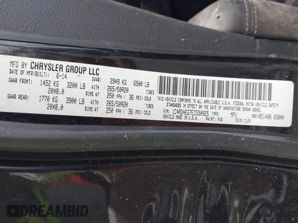 ✅ 2014 Dodge Durango Citadel • VIN: 1C4RDHEG7EC530925 • Лот: 43763006. Опубликован ранее на IAAI с пробегом 198 536 миль. Бесплатный доступ к архиву аукционных продаж из США и подробный отчёт об истории автомобиля на DreamBid. Изображение 9.