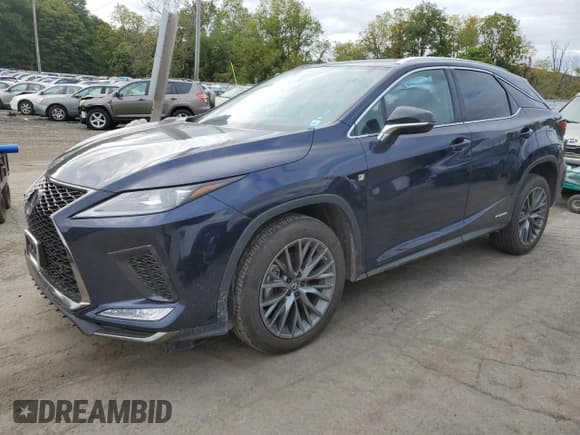 ✅ 2022 Lexus RX 450h F Sport • VIN: 2T2SGMDA4NC089949 • Lot: 72528784. Wystawiony na Copart z przebiegiem 24 912 mil. Bezpłatny archiwum sprzedaży aukcyjnych z USA i szczegółowy raport historii pojazdu na DreamBid. Zdjęcie 1.