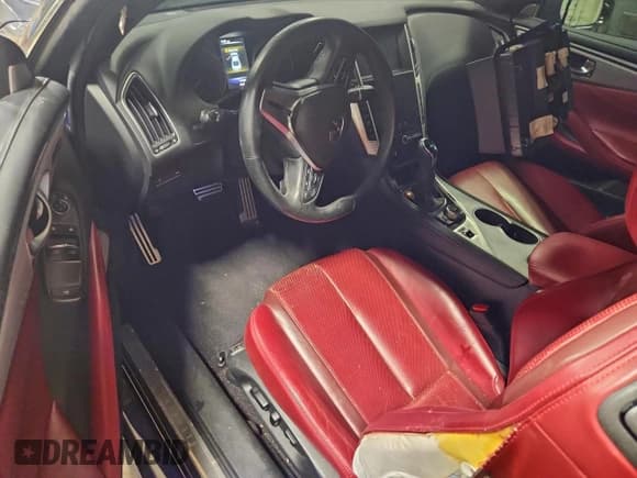 ✅ 2017 Infiniti Q60 Red Sport 400 • VIN: JN1FV7EL4HM702370 • Lot: 93916495. Listed on Copart with 79,989 mi. Free auction sales archive from the USA and detailed vehicle history report at DreamBid. Image 8.