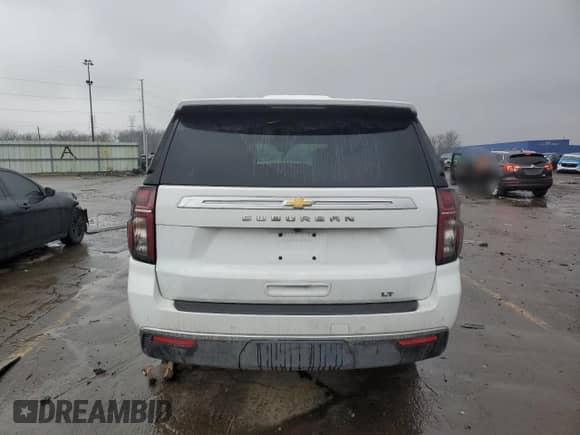 2024 Chevrolet Suburban LT z VIN 1GNSCCKD5RR271685, wystawiony jako Copart lot #85882484 z przebiegiem Nie podano mil oraz Szkoda całkowita • Salvage title. Historia ofert i sprzedaży dostępna na DreamBid. Obrazek 6.