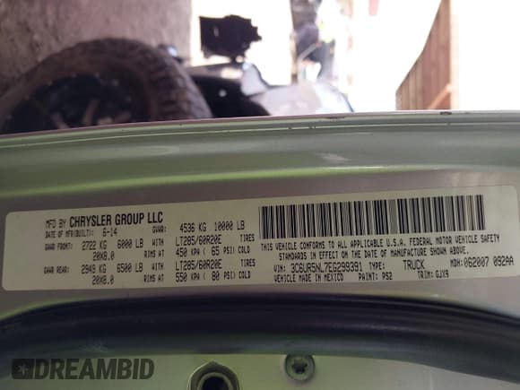 ✅ 2014 Ram 2500 Laramie • VIN: 3C6UR5NL7EG299391 • Лот: 42359416. Опубликован ранее на IAAI с пробегом 203 350 миль. Бесплатный доступ к архиву аукционных продаж из США и подробный отчёт об истории автомобиля на DreamBid. Изображение 9.