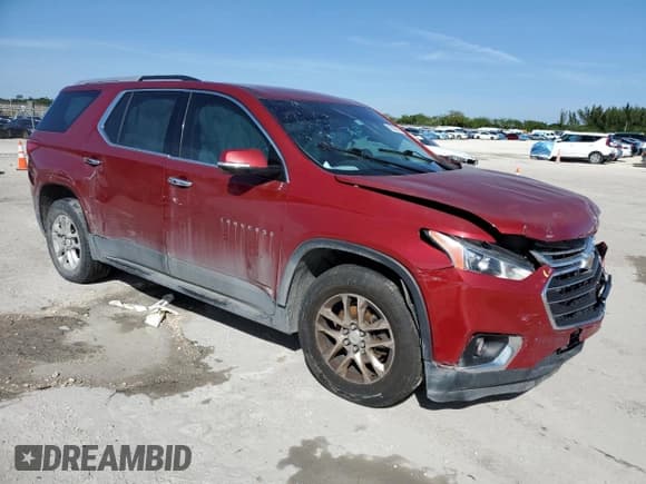 ✅ 2018 Chevrolet Traverse LT Cloth • VIN: 1GNERGKW4JJ197134 • Lot: 92350265. Wystawiony na Copart z przebiegiem 93 869 mil. Bezpłatny archiwum sprzedaży aukcyjnych z USA i szczegółowy raport historii pojazdu na DreamBid. Zdjęcie 4.