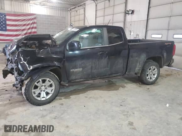 2019 Chevrolet Colorado 4WD LT with VIN 1GCHTCEA9K1256891, listed as a Copart auction lot 43088195 with 86,680 mi miles and Clean title. Bid and sale history available at DreamBid. Image 1.