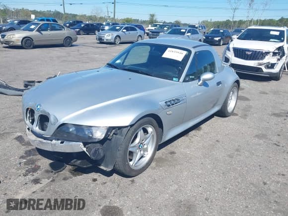 ✅ 1999 BMW Z3 M Roadster • VIN: WBSCK9331XLC87919 • Lot: 41835949. Listed on IAAI with 44,083 mi. Free auction sales archive from the USA and detailed vehicle history report at DreamBid. Image 2.