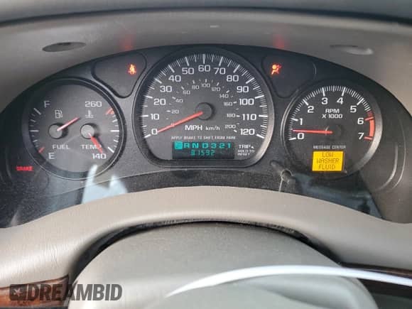 2004 Chevrolet Impala LS с VIN 2G1WH55K349462776, выставлен на аукционе Copart как лот 80142664 с пробегом 81 592 миль миль и Списание • Salvage title. История ставок и продаж доступна на DreamBid. Изображение 9.