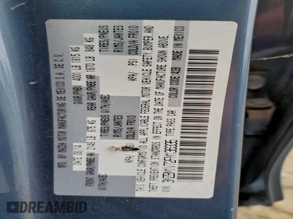 ✅ 2015 Mazda 3 i Touring • VIN: 3MZBM1V72FM136335 • Lot: 95928975. Listed on Copart with 214,128 mi. Free auction sales archive from the USA and detailed vehicle history report at DreamBid. Image 12.