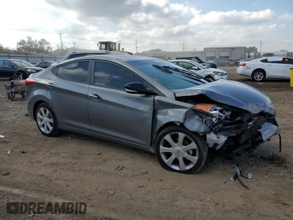 ✅ 2013 Hyundai Elantra GLS • VIN: 5NPDH4AE4DH367553 • Lot: 82286695. Listed on Copart with Not provided. Free auction sales archive from the USA and detailed vehicle history report at DreamBid. Image 4.