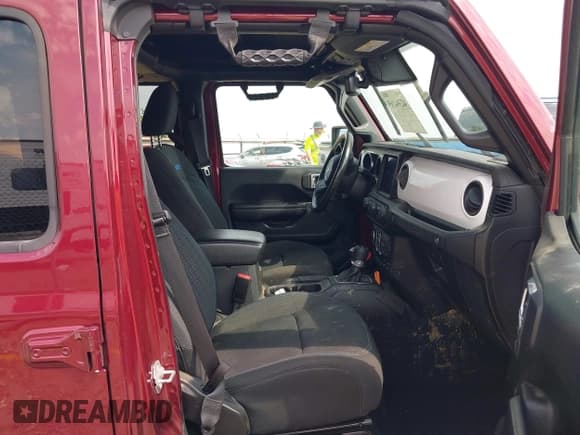 ✅ 2021 Jeep Wrangler Unlimited Sport S • VIN: 1C4HJXDG0MW709711 • Lot: 42394165. Listed on IAAI with 52,916 mi. Free auction sales archive from the USA and detailed vehicle history report at DreamBid. Image 5.