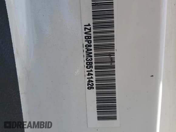 ✅ 2011 Ford Mustang V6 • VIN: 1ZVBP8AM3B5141426 • Lot: 91141185. Listed on Copart with 140,234 mi. Free auction sales archive from the USA and detailed vehicle history report at DreamBid. Image 12.