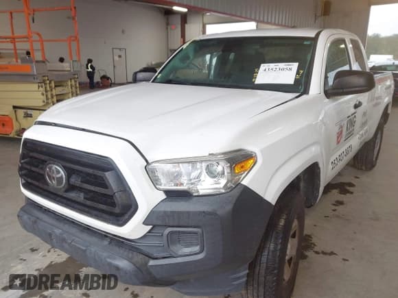 ✅ 2021 Toyota Tacoma SR • VIN: 3TYRX5GN5MT011455 • Lot: 43523058. Wystawiony na IAAI z przebiegiem 66 231 mil. Bezpłatny archiwum sprzedaży aukcyjnych z USA i szczegółowy raport historii pojazdu na DreamBid. Zdjęcie 2.