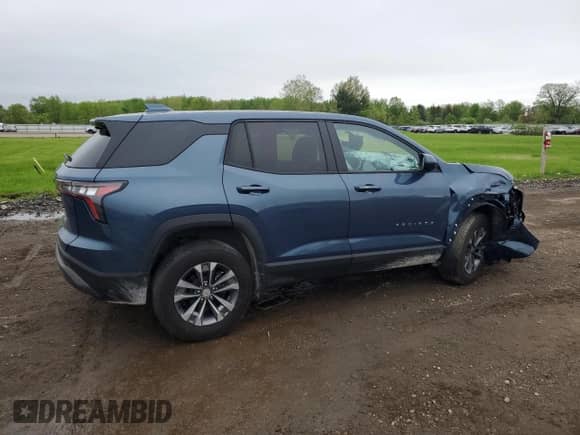 2025 Chevrolet Equinox FWD LT с VIN 3GNAXHEG1SL104286, выставлен на аукционе Copart как лот 56177605 с пробегом 5 510 миль миль и Списание • Salvage title. История ставок и продаж доступна на DreamBid. Изображение 3.