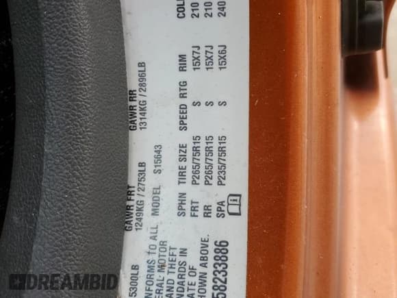 ✅ 2005 Chevrolet Colorado 1SF LS Z71 • VIN: 1GCDS136058233886 • Лот: 74558374. Опубликован ранее на Copart с пробегом 277 814 миль. Бесплатный доступ к архиву аукционных продаж из США и подробный отчёт об истории автомобиля на DreamBid. Изображение 13.