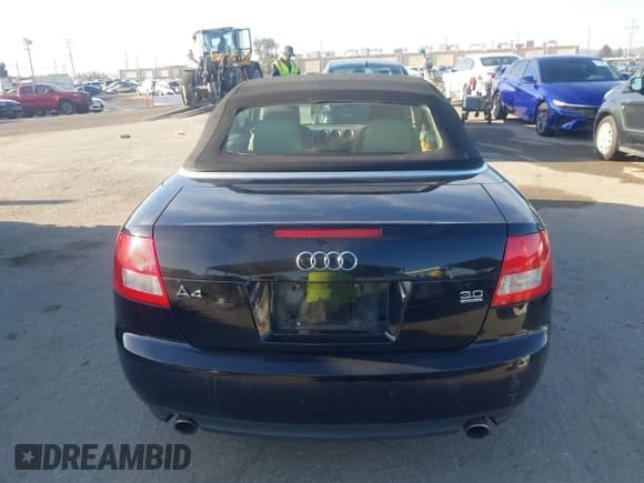 ✅ 2006 Audi A4 3.0L • VIN: WAUDT48H16K009973 • Lot: 41973098. Listed on IAAI with 123,291 mi. Free auction sales archive from the USA and detailed vehicle history report at DreamBid. Image 16.