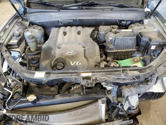 ✅ 2008 Hyundai Santa Fe GLS • VIN: 5NMSG13D58H159309 • Lot: 76707614. Listed on Copart with Not provided. Free auction sales archive from the USA and detailed vehicle history report at DreamBid. Image 12.