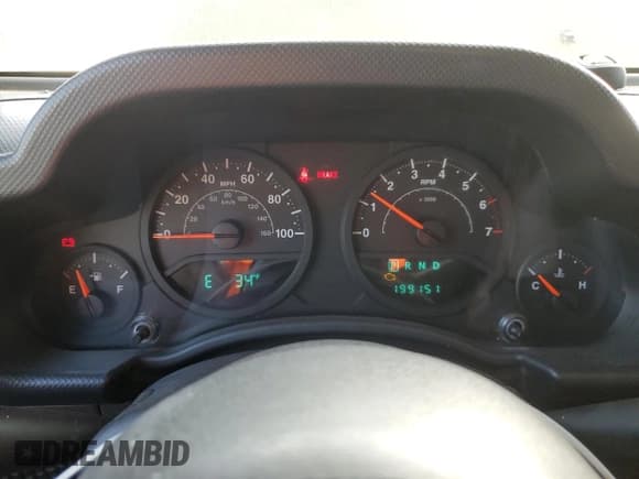 ✅ 2007 Jeep Wrangler X • VIN: 1J4GA39187L215203 • Lot: 44158525. Listed on Copart with 199,151 mi. Free auction sales archive from the USA and detailed vehicle history report at DreamBid. Image 9.