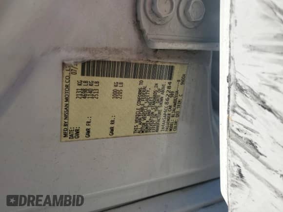 2012 Nissan Maxima SV z VIN 1N4AA5AP4CC862284, wystawiony jako Copart lot #89918385 z przebiegiem 141 373 mil mil oraz Szkoda całkowita • Salvage title. Historia ofert i sprzedaży dostępna na DreamBid. Obrazek 12.