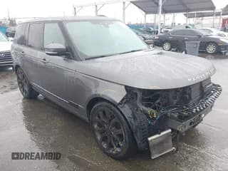 ✅ 2017 Land Rover Range Rover HSE • VIN: SALGS2FKXHA322009 • Lot: 43688476. Listed on IAAI with 92,703 mi. Free auction sales archive from the USA and detailed vehicle history report at DreamBid. Image 1.