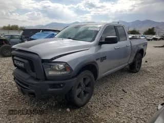 2019 Ram 1500 Warlock z VIN 1C6RR7GT2KS725524, wystawiony jako Copart lot #67832235 z przebiegiem 59 654 mil mil oraz Szkoda całkowita • Salvage title. Historia ofert i sprzedaży dostępna na DreamBid. Obrazek 1.
