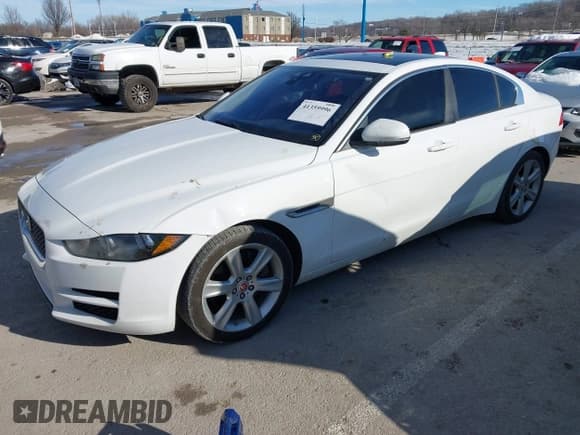 ✅ 2017 Jaguar XE • VIN: SAJAJ4BN6HA970508 • Lot: 41359996. Listed on IAAI with 115,693 mi. Free auction sales archive from the USA and detailed vehicle history report at DreamBid. Image 2.