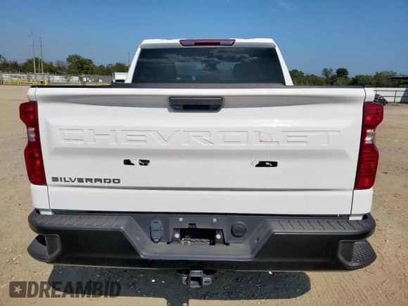 2024 Chevrolet Silverado 1500 Work Truck z VIN 1GCPAAEK1RZ163633, wystawiony jako Copart lot #81575595 z przebiegiem 20 017 mil mil oraz Szkoda całkowita • Salvage title. Historia ofert i sprzedaży dostępna na DreamBid. Obrazek 6.