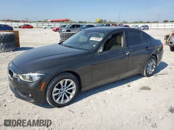 2018 BMW 3 Series 320i xDrive with VIN WBA8E5G58JNU48099, listed as a Copart auction lot 81150835 with 93,521 mi miles and Salvage title. Bid and sale history available at DreamBid. Image 1.