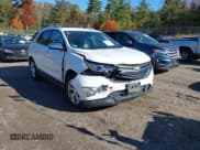✅ 2019 Chevrolet Equinox Premier • VIN: 2GNAXXEV6K6161015 • Lot: 43457874. Listed on IAAI with 114,646 mi. Free auction sales archive from the USA and detailed vehicle history report at DreamBid. Image 1.