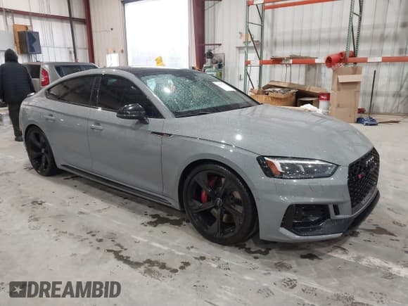 ✅ 2019 Audi RS 5 Sportback • VIN: WUABWCF56KA907850 • Lot: 41555741. Listed on IAAI with 136,980 mi. Free auction sales archive from the USA and detailed vehicle history report at DreamBid. Image 1.