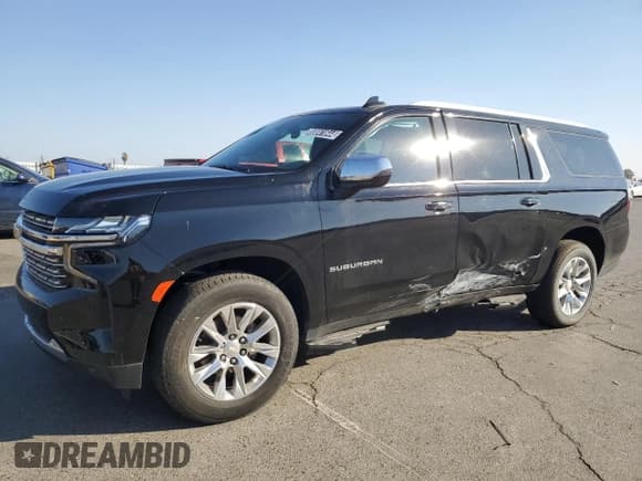 ✅ 2023 Chevrolet Suburban Premier • VIN: 1GNSKFKDXPR331977 • Lot: 80041644. Wystawiony na Copart z przebiegiem 56 981 mil. Bezpłatny archiwum sprzedaży aukcyjnych z USA i szczegółowy raport historii pojazdu na DreamBid. Zdjęcie 1.