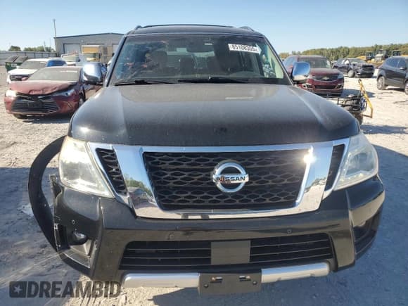 ✅ 2017 Nissan Armada Platinum • VIN: JN8AY2NCXH9509293 • Лот: 85108355. Опубликован ранее на Copart с пробегом 109 911 миль. Бесплатный доступ к архиву аукционных продаж из США и подробный отчёт об истории автомобиля на DreamBid. Изображение 5.