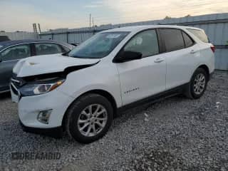 2020 Chevrolet Equinox LS z VIN 3GNAX5EV8LS615174, wystawiony jako Copart lot #80249705 z przebiegiem 135 697 mil mil oraz Szkoda całkowita • Salvage title. Historia ofert i sprzedaży dostępna na DreamBid. Obrazek 1.