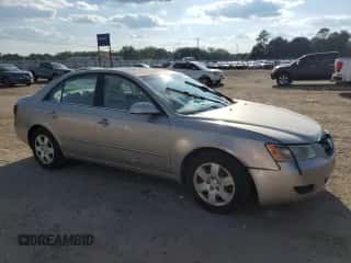 2008 Hyundai Sonata GLS with VIN 5NPET46C68H389411, listed as a Copart auction lot 72097544 with 103,648 mi miles and Salvage title. Bid and sale history available at DreamBid. Image 4.