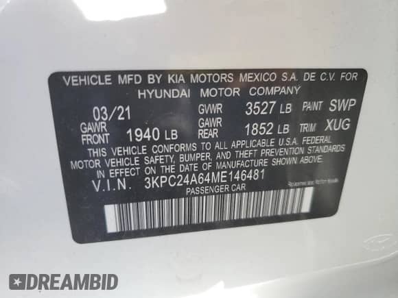 2021 Hyundai Accent SE z VIN 3KPC24A64ME146481, wystawiony jako Copart lot #72317103 z przebiegiem 67 061 mil mil oraz . Historia ofert i sprzedaży dostępna na DreamBid. Obrazek 12.