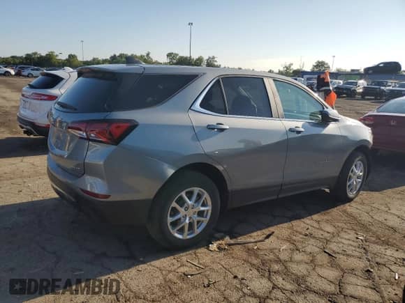 2024 Chevrolet Equinox LT with VIN 3GNAXTEG2RL243274, listed as a Copart auction lot 68014154 with 26,595 mi miles and Clean title. Bid and sale history available at DreamBid. Image 3.