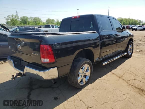 ✅ 2017 Ram 1500 Big Horn • VIN: 1C6RR7LG2HS610892 • Lot: 57277025. Listed on Copart with 67,936 mi. Free auction sales archive from the USA and detailed vehicle history report at DreamBid. Image 3.