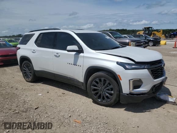 ✅ 2023 Chevrolet Traverse RS • VIN: 1GNEVJKW9PJ288496 • Lot: 66927575. Listed on Copart with 53,886 mi. Free auction sales archive from the USA and detailed vehicle history report at DreamBid. Image 4.