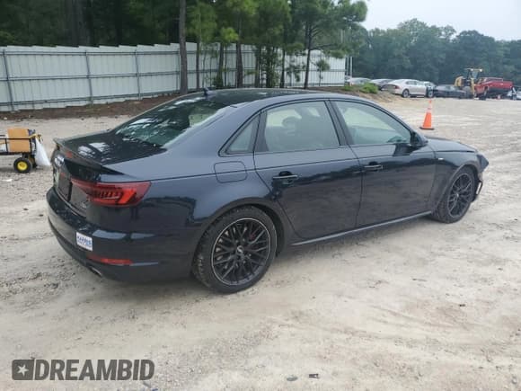 ✅ 2018 Audi A4 • VIN: WAUPNAF44JN002187 • Lot: 69135705. Listed on Copart with 20,854 mi. Free auction sales archive from the USA and detailed vehicle history report at DreamBid. Image 3.