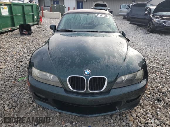 ✅ 2001 BMW Z3 2.5 • VIN: WBACN33421LK49587 • Lot: 77477174. Listed on Copart with 122,981 mi. Free auction sales archive from the USA and detailed vehicle history report at DreamBid. Image 5.