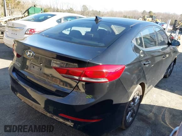 2018 Hyundai Elantra Value Edition with VIN KMHD84LF5JU571989, listed as a IAAI auction lot 41599911 with 128,020 mi miles and . Bid and sale history available at DreamBid. Image 4.