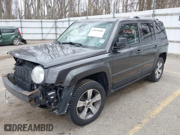 ✅ 2017 Jeep Patriot High Altitude • VIN: 1C4NJRFB9HD195536 • Lot: 42059608. Listed on IAAI with 105,342 mi. Free auction sales archive from the USA and detailed vehicle history report at DreamBid. Image 2.